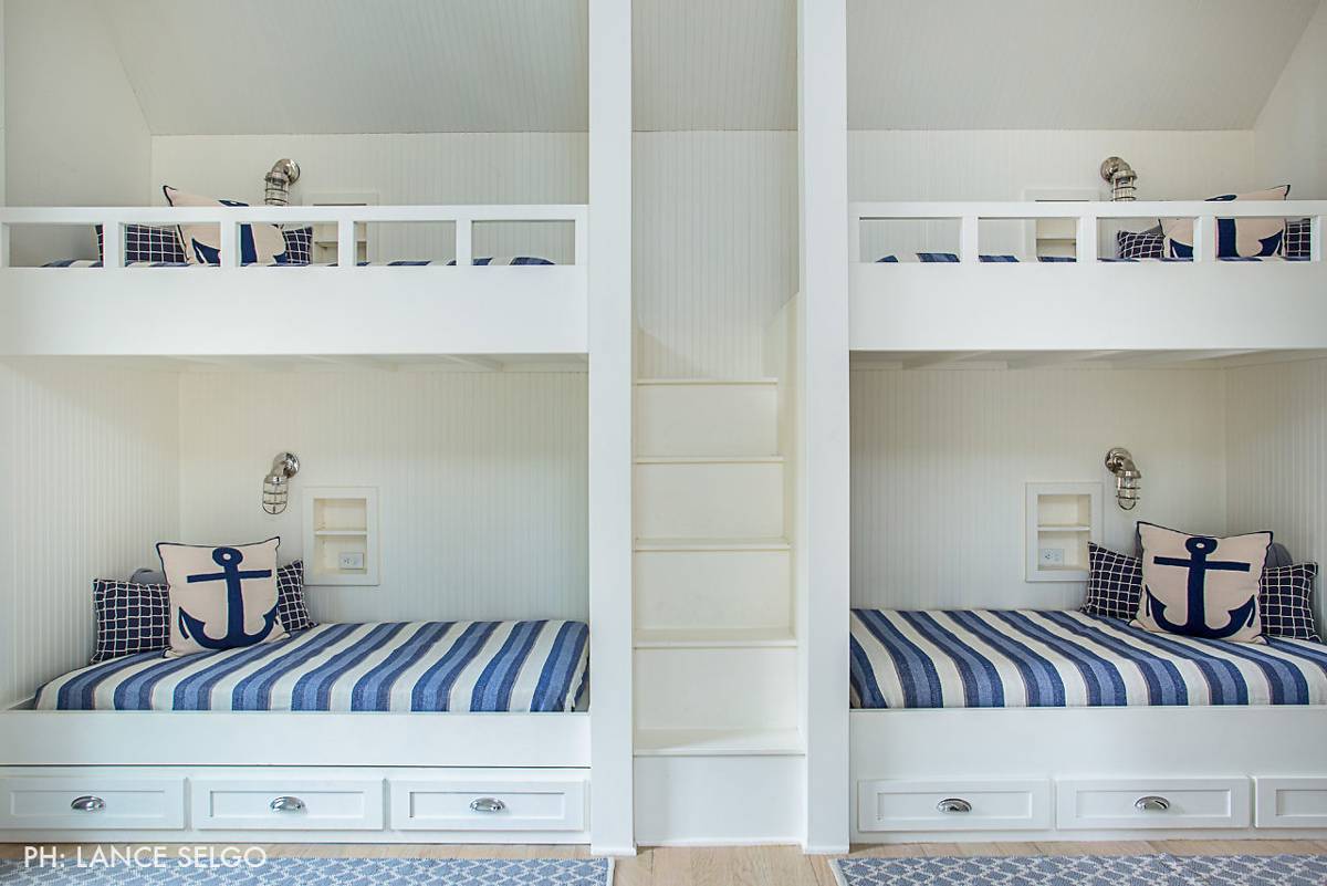 Custom Bunk Room Designs Pictures, Built In Bunk Beds