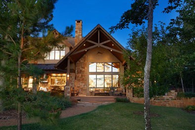 traditional lake home built on cedar creek lake tx