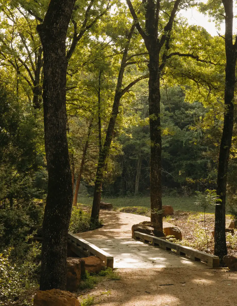 Long cove hiking and biking trails
