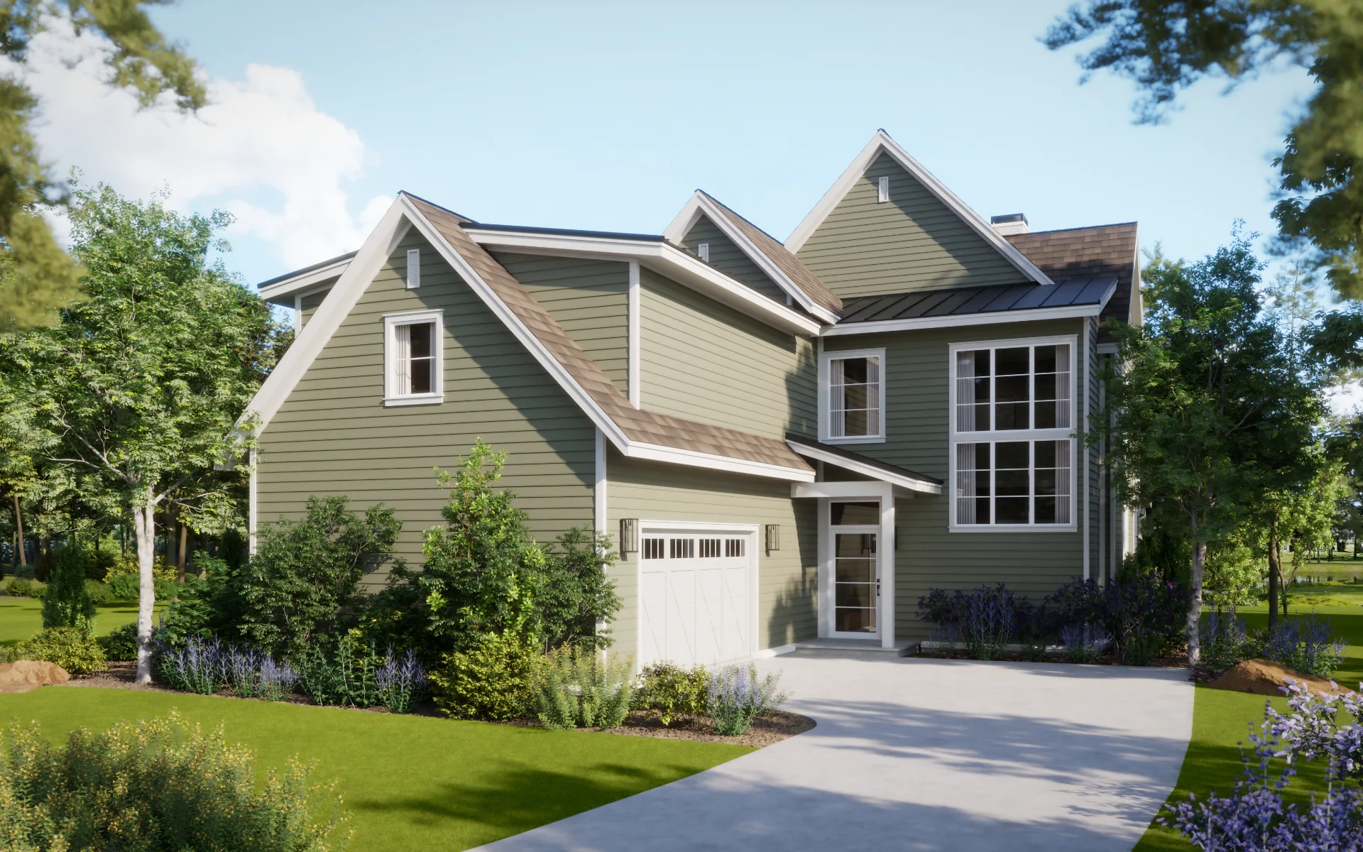 Pond series bluebonnet front day