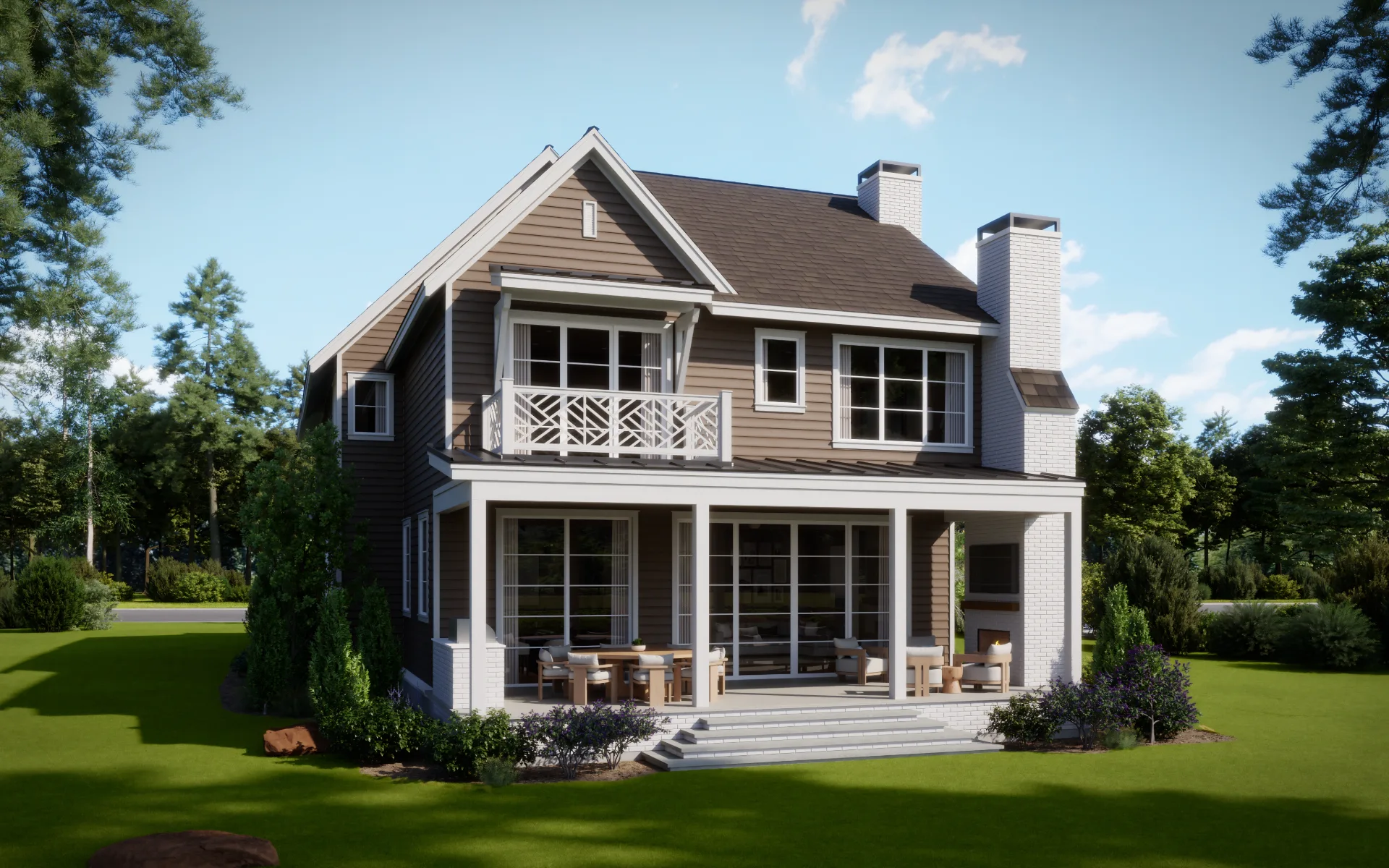 Pond series lavender rear day