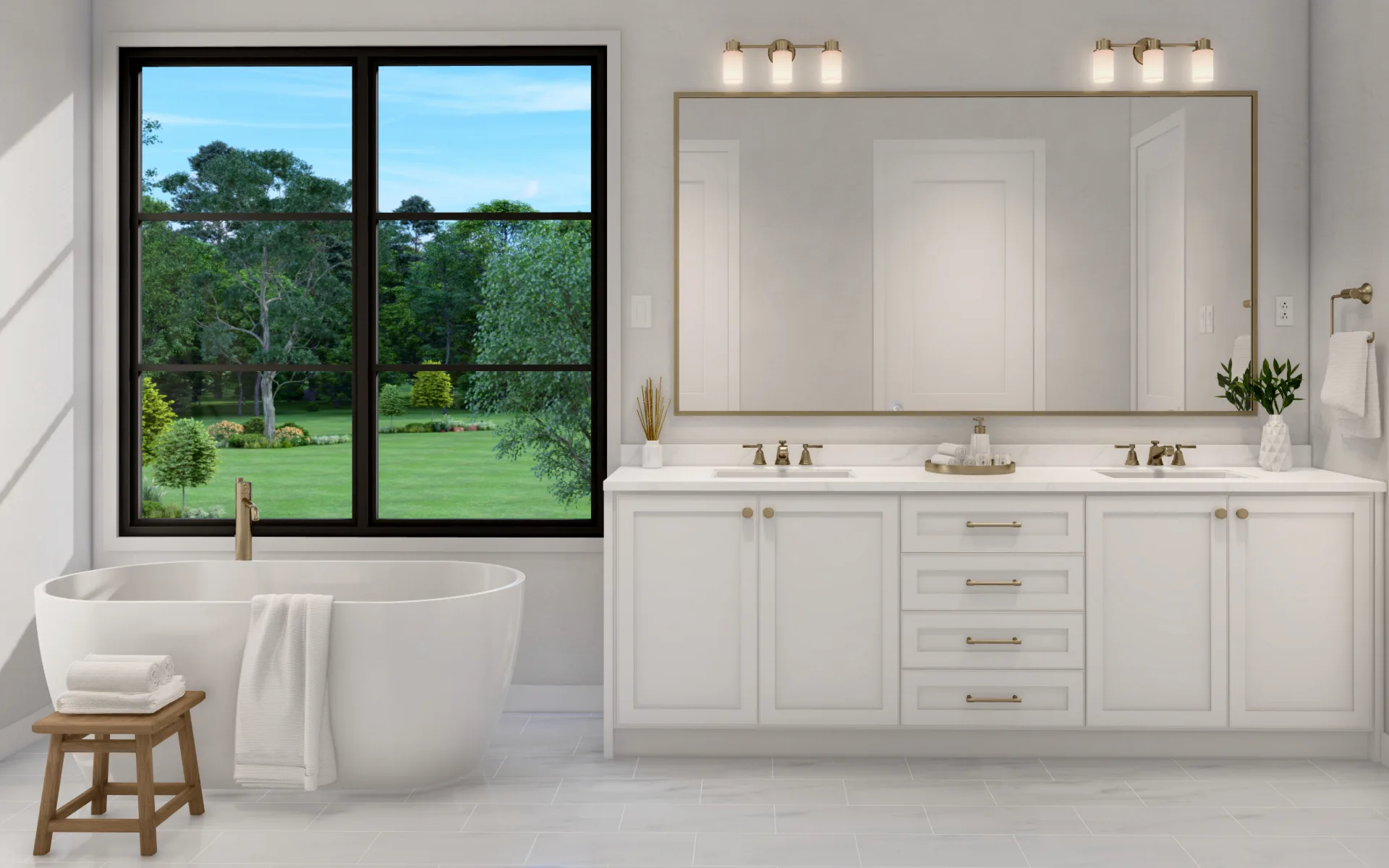 Pelican master bathroom